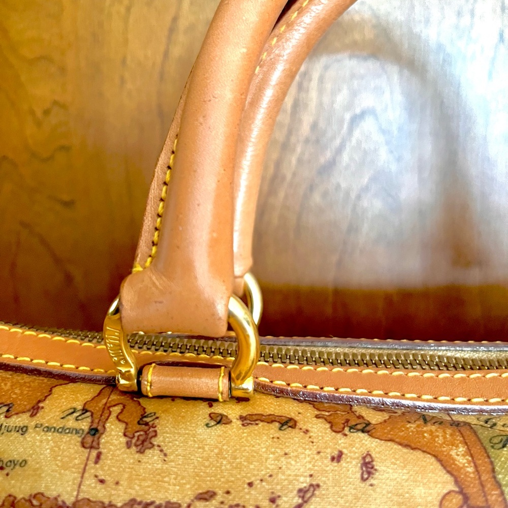 ALVIERI MARTINI NWOT AUTHENTIC GEO CLASSIC BOSTON BAG - Picture 10 of 16